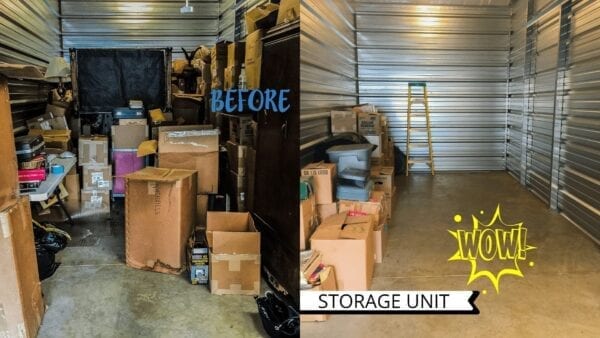 professional organized storage unit