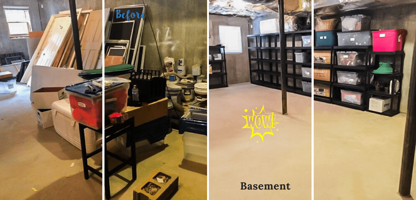 basement organizing services