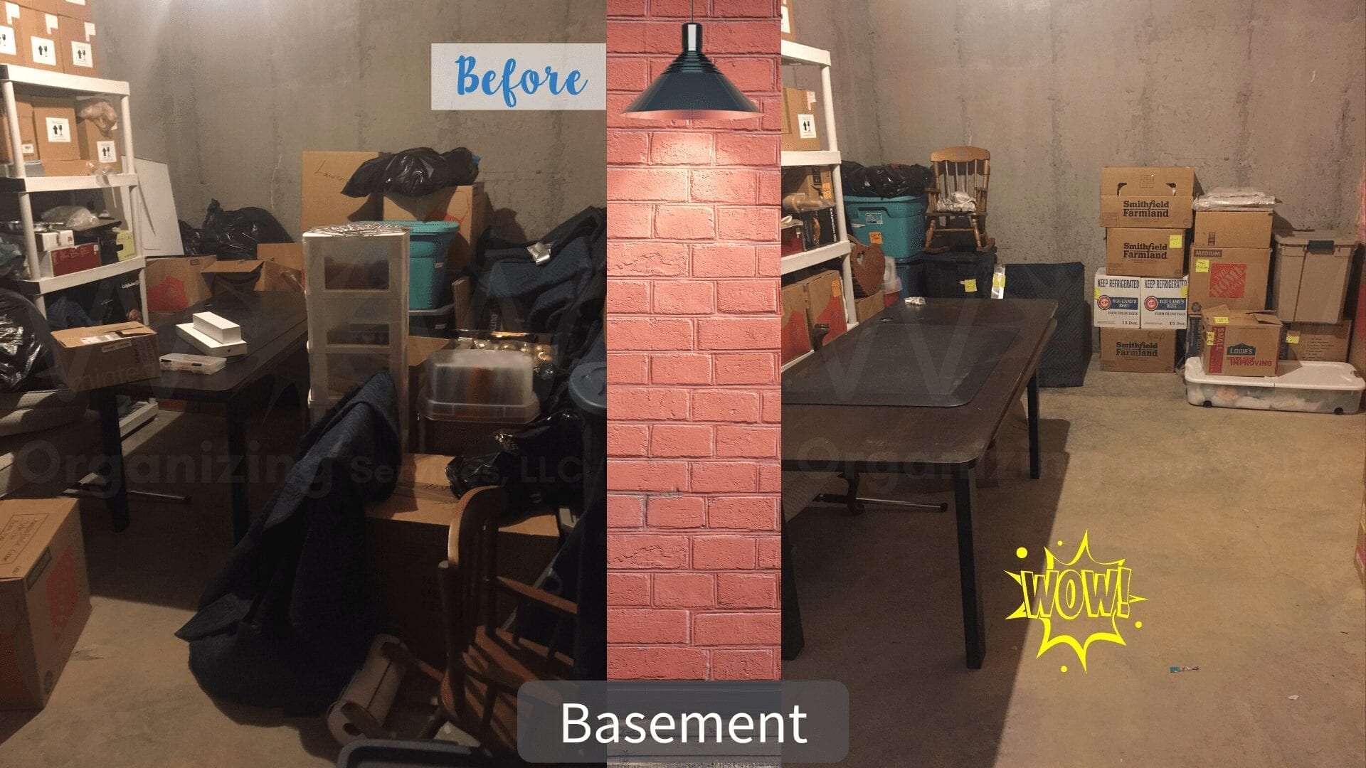 basement organized