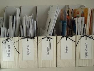 paper organized and sorted