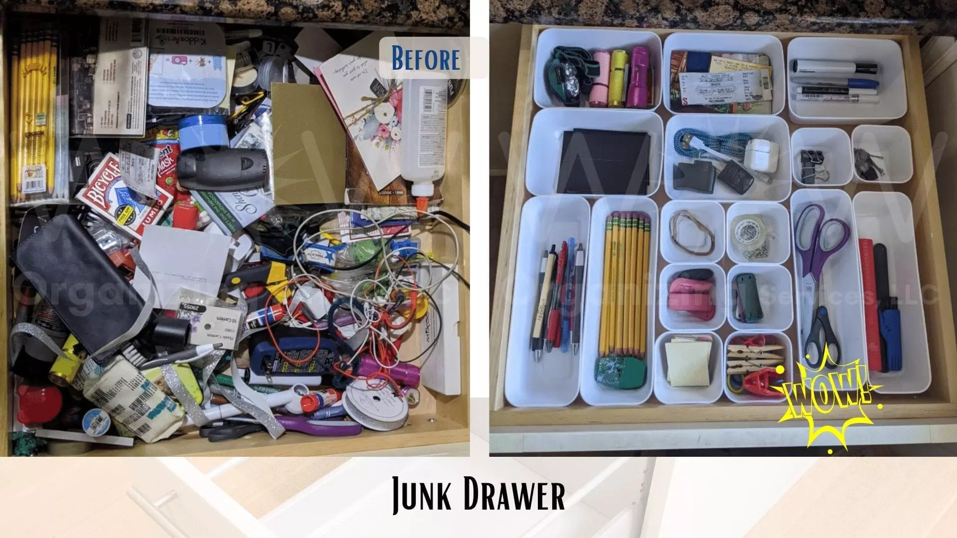 junk drawer reorganized